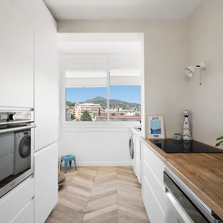 Le Panoramique Nicois Avec Terrasse - Welkeys 아파트 *